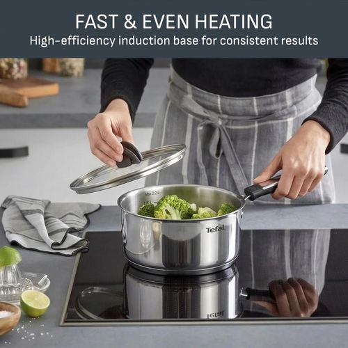 cumpără Căuș Tefal E3262344 Space+ Emotion+ 18cm cu capac în Chișinău 
