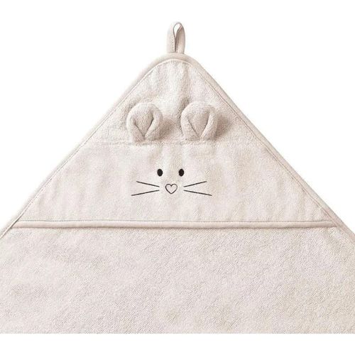 купить Аксессуар для купания BabyOno 1553/05 Prosop din bambus de baie cu gluga bej 100x100 в Кишинёве 