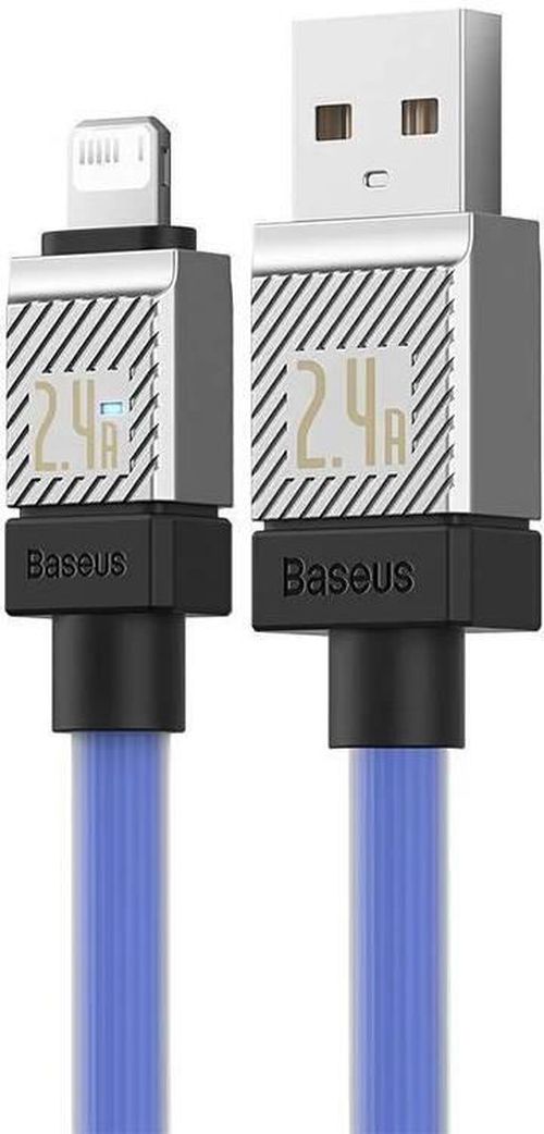 cumpără Cablu telefon mobil Baseus CAKW000403 CoolPlay Series USB-A to Lightning 2.4A 12W 1m, Blue în Chișinău 