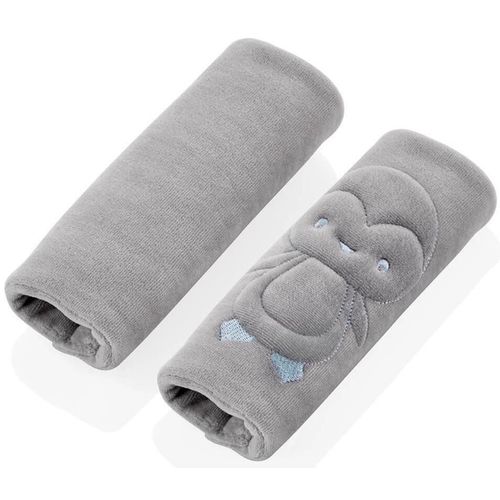 купить Аксессуар к детским автокреслам BabyJem 349 Set 2 protectii pentru centura de siguranta Gri в Кишинёве 