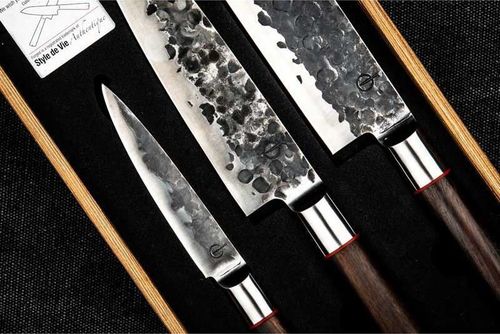 cumpără Set cuțite Forged Sebra Knives Set 3 buc. Chef’s, Vegetable & Utility Knife în Chișinău 