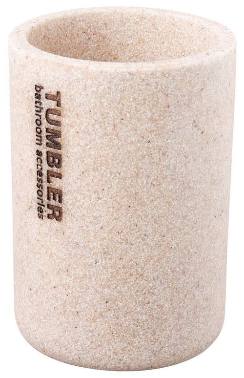 купить Стакан для зубных щёток Bisk 07568 DAKAR bej в Кишинёве 