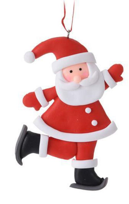 купить Новогодний декор Promstore 49178 Украшение елочное Дед Мороз 10x6cm в Кишинёве 