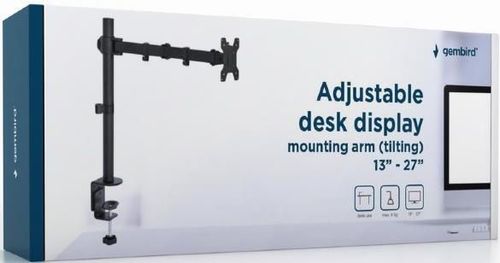 купить Крепление настенное для TV Gembird MA-D1-01, Adjustable desk display mounting arm (rotate, tilt, swivel) в Кишинёве 