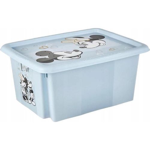 cumpără Cutie depozitare Keeeper Mickey Mouse Cloudy Blue (12236684) 15L для игрушек în Chișinău 