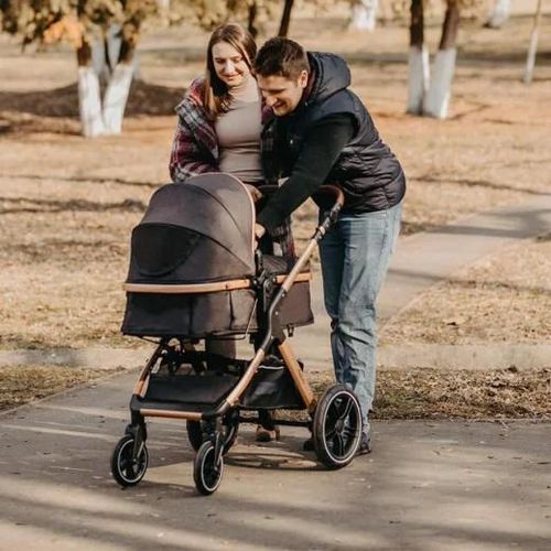 cumpără Сărucior pentru copii Coccolle Melora Moonlit Grey, 3in1 cu landou transformabil în Chișinău 