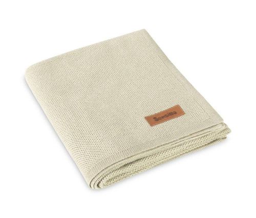 купить Детское постельное белье Sensillo 43441 Плед Bamboo 80x100 Beige в Кишинёве 
