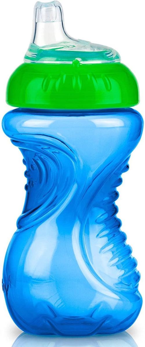 cumpără Cană cu pai Nuby ID9648/NV0406014 Поильник-непроливайка с мягким носиком (9м+) 300 мл. în Chișinău 