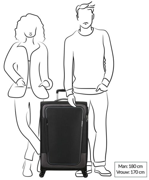 купить Чемодан American Tourister Pulsonic (146518/1843) в Кишинёве 