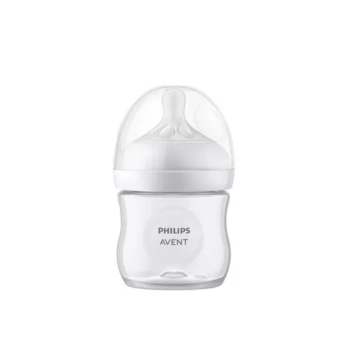 Biberon Philips AVENT Natural Response cu tetina din silicon (0+ luni) 125 ml 