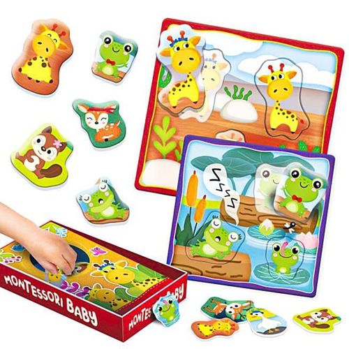 cumpără Joc educativ de masă Lisciani Giochi 50578 Set educativ Montessori Baby Puppies în Chișinău 