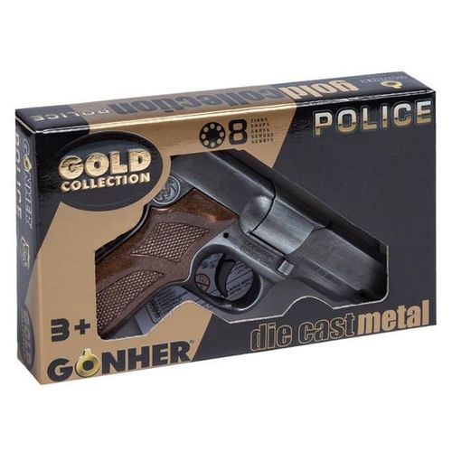 купить Игрушечное оружие Gonher 125/1 Pistol politie 125/1 (8 gloante), 44075 в Кишинёве 