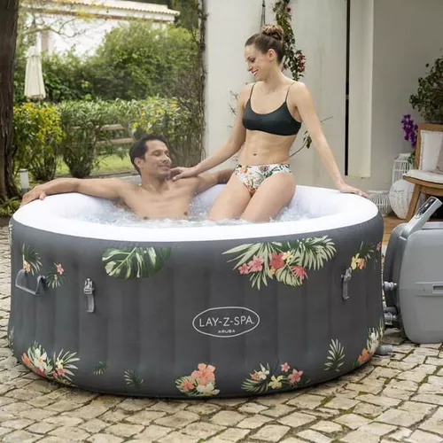 купить Бассейн с джакузи Bestway 60061BW Jacuzzi SPA Aruba AirJet 170x66cm в Кишинёве 