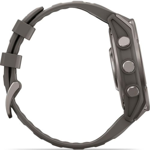 купить Смарт часы Garmin Fenix 9, 47mm, Bare Ti, Pebble Gray Band (010-04762-01) в Кишинёве 