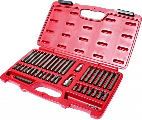 cumpără Set de tubulare, bite, duze JTC JTC-3933 вставки (биты) TORX, HEX, SPLINE (42 предм.) în Chișinău 