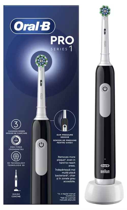 купить Щетка зубная электрическая Oral-B 9861 PRO1 500 CROSSACTION в Кишинёве 