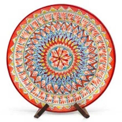 cumpără Farfurie Rishtan Ceramic Lyagan Kora Kalam 42cm, pictata manual, ceramica în Chișinău 