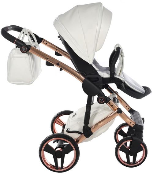 cumpără Сărucior pentru copii Junama Fluo Line V3 Indyvidual 16 White Rose în Chișinău 