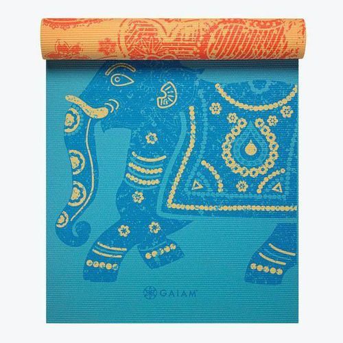 купить Коврик для йоги Gaiam 5809 bilaterala 173x61x0.6 cm Elephant 61547 в Кишинёве 