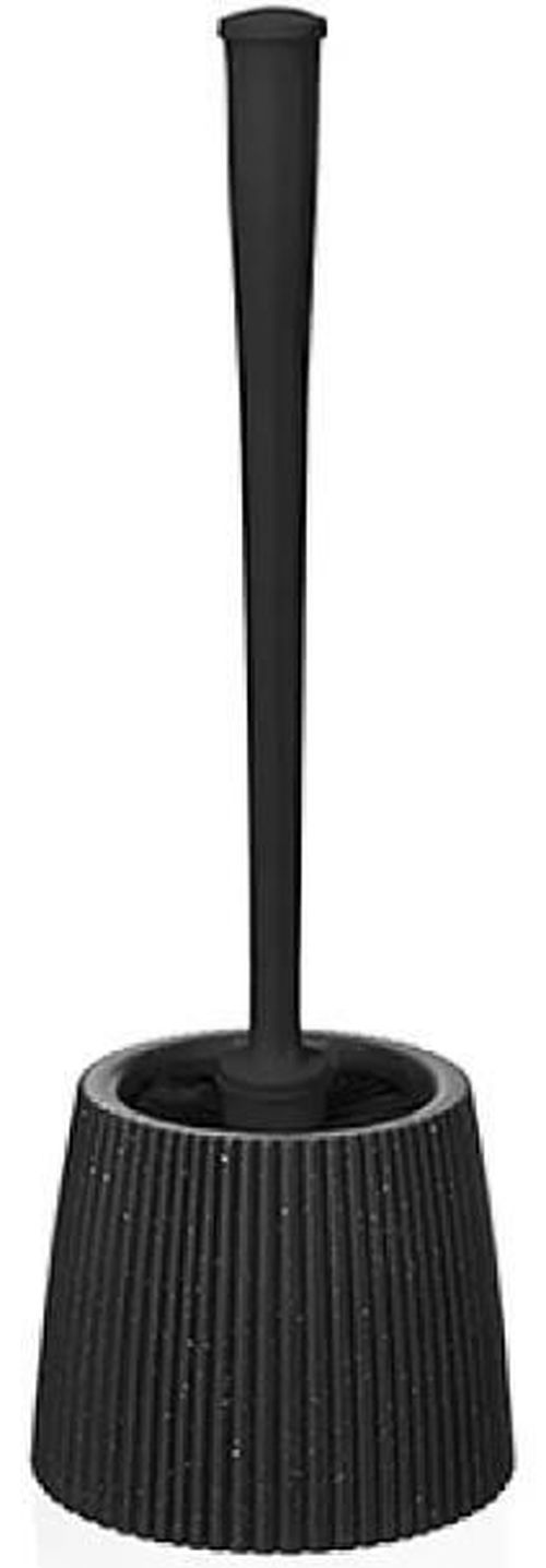 купить Ёршик для унитаза Бытпласт 55668 Econova Velvet 12.8x12.8x37cm, granit negru в Кишинёве 