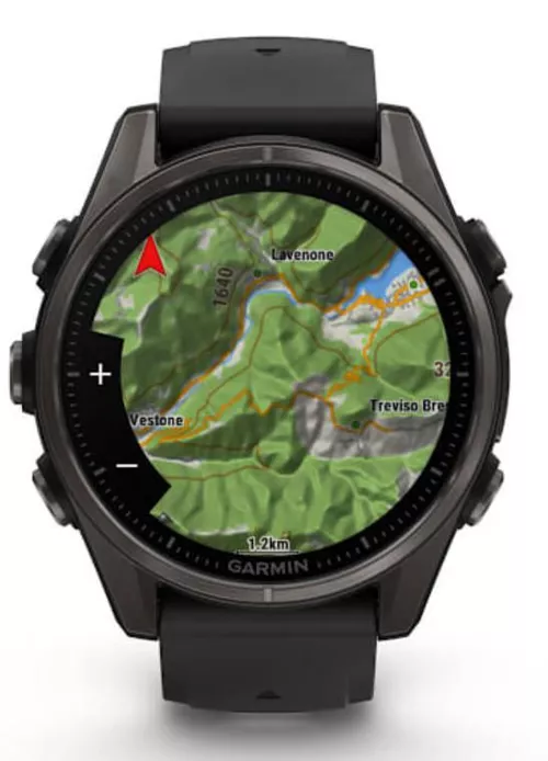 купить Смарт часы Garmin Fenix 8 – 43 mm, Sapphire, Carbon Gray DLC Titanium with Black (010-02903-21) в Кишинёве 