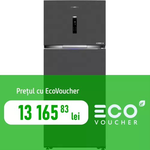 cumpără Frigider cu congelator sus Grundig GDPN67830FXRW în Chișinău 