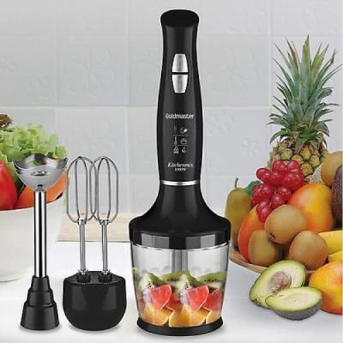 cumpără Blender staționar GoldMaster IN-6140 Set Black/Silver în Chișinău 