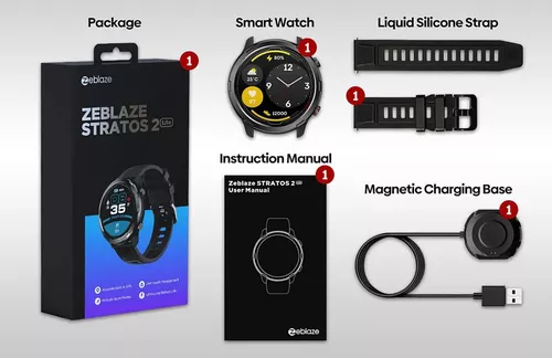 cumpără Ceas inteligent Zeblaze Stratos 2 Lite Black în Chișinău 