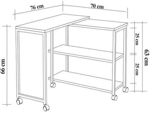 cumpără Măsuţă cafea Trendy Melin 70x63x76cm în Chișinău 