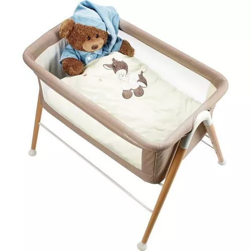 купить Кроватка BabyGo BGO-4362 Patut cu cadru din lemn Goodnight Beige в Кишинёве 