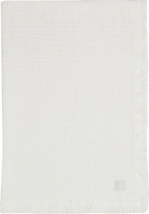 купить Детское постельное белье Jollein 521-511-66041 Paturica Muslin Fringe Ivory, 75x100cm в Кишинёве 