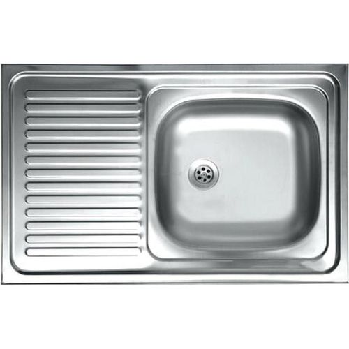 cumpără Chiuvetă bucătărie Sanitec EC416D masca anticalcar. inox 50*80 - 0.6(430) în Chișinău 