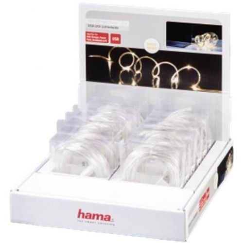 купить Декоративное освещение Hama 12347 USB LED Light Chain, Warm White, 3 m, 12 Pcs in Display в Кишинёве 