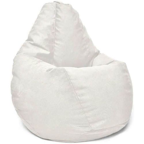 купить Кресло-мешок BeanBag BM5975, Кресло Груша из велюра Maserrati, XL, белый в Кишинёве 