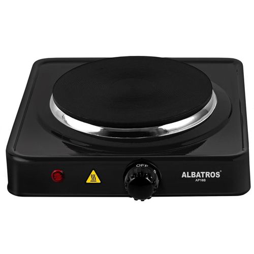 купить Плита электрическая настольная Albatros AP16B Black в Кишинёве 
