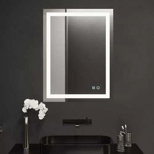 купить Зеркало для ванной Bayro Elipso 600x800 LED touch c подогревом в Кишинёве 