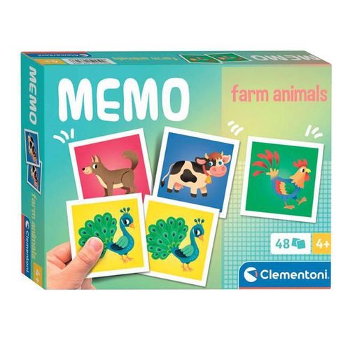 купить Настольная игра Clementoni Memo Farm Animals (18316) в Кишинёве 