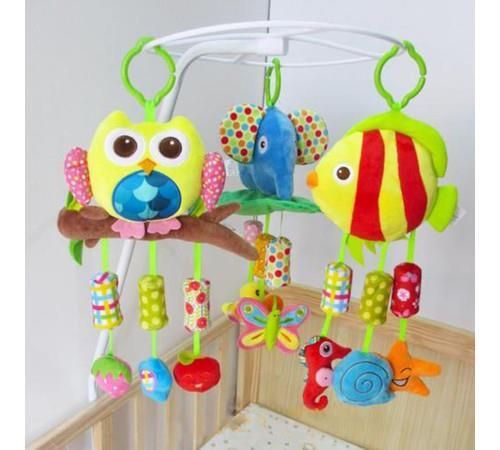 купить Игрушка-подвеска Hoogar HG01040024 Campanula, Owl Yellow в Кишинёве 