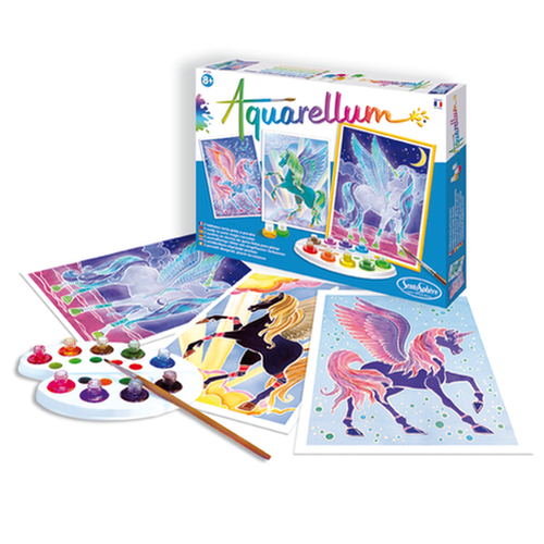 купить Набор для рисования Aquarellum "Лошади" в Кишинёве 