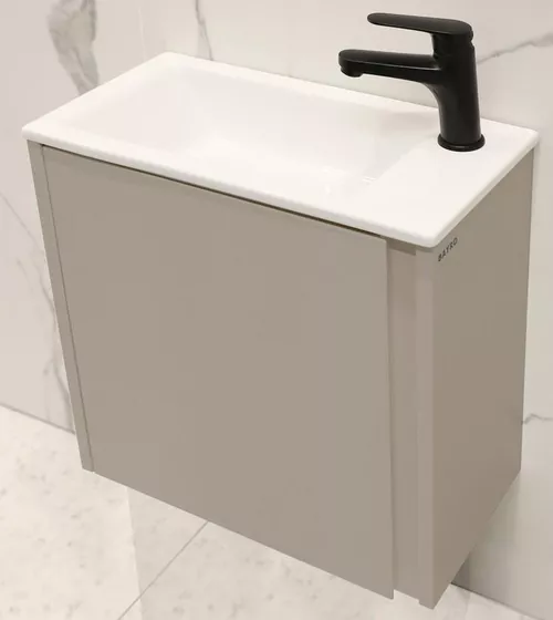 cumpără Dulap pentru lavoar Bayro подвесной Mono под умыв. Atria 500 серый камень în Chișinău 