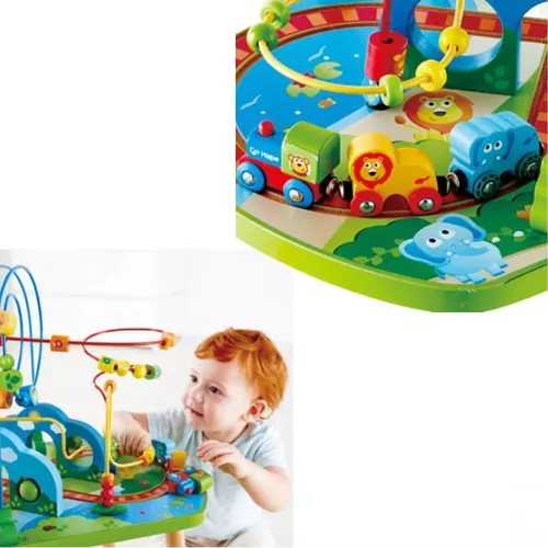 cumpără Complex de joacă pentru copii Hape E3824 Masă de dezvoltare din lemn Calea ferată prin junglă în Chișinău 