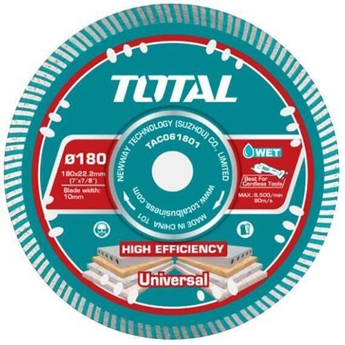 купить Диск отрезной Total tools TAC061801 Turbo 180x22.23mm в Кишинёве 