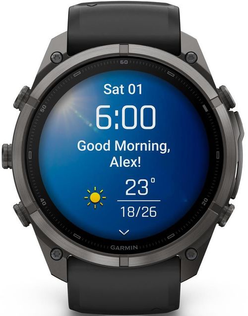 cumpără Ceas inteligent Garmin Fenix 9 Pro, 51mm, CnGyDLCTi, Bk/Pbl bd (010-04337-16) în Chișinău 