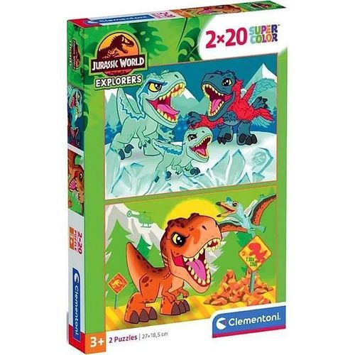 cumpără Puzzle Clementoni Puzzle 2x20 Jurassic World (24810) în Chișinău 