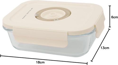 купить Контейнер для хранения пищи Bormioli Rocco 57733 Frigoverre Perla 0.6L, 17x13x6.5cm, sticla в Кишинёве 