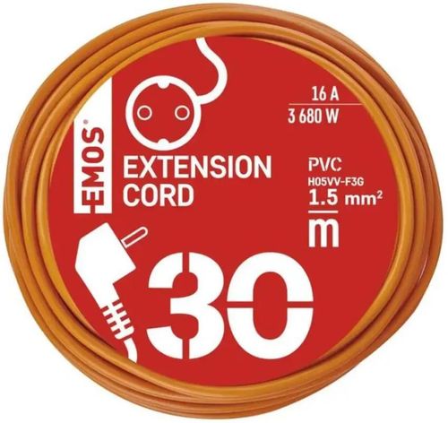 cumpără Prelungitor electric Emos P01230R 30m 1 гнезд 3x1.5mm2 în Chișinău 
