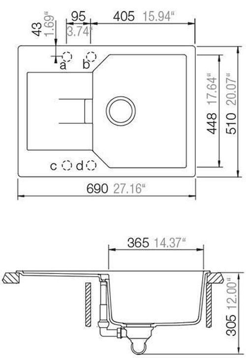 купить Мойка кухонная Schock Cristalite Manhattan D-100S в Кишинёве 