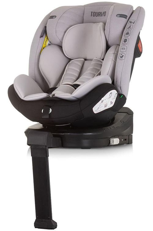 cumpără Scaun auto Chipolino STKTRN02404AS I-Size 40-150cm Isofix 360 Tourino Ash Grey în Chișinău 