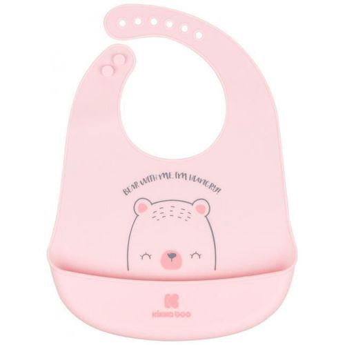 cumpără Bavețică Kikka Boo 31303030042 Baveta din silicon Bear With Me Pink în Chișinău 