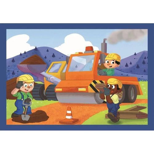 cumpără Puzzle Clementoni Puzzle 4în 1 Noli Busy at Work (21741) în Chișinău 